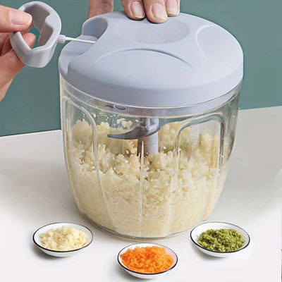 Hand-Pulled Multipurpose Chopper & Cutter – Fast & Easy Kitchen Helper